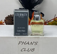 Calvin Klein Eternity 0.5oz EDT Aromatic Fougere Mini Splash Cologne for Men