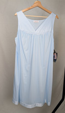 Vintage baby blue nylon nightgown XL - deadstock with tags 