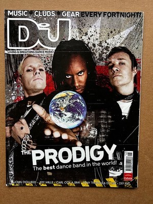 PRODIGY DJ MAGAZINE JUNE 2006 - Prodigy cover with more inside (DJ music/clubs/g