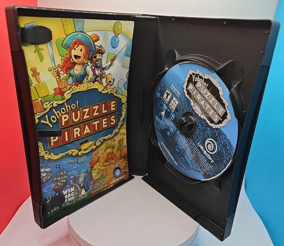 Yohoho! Puzzle Pirates (PC/ Mac, 2005) Outer Box CIB Complete In Box With Manual - Image 3 of 4