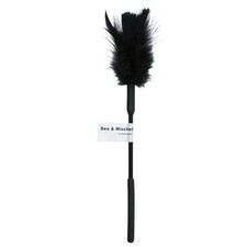 Sportsheets Sex  Mischief Feather Tickler Black Teasing BDSM Domination Sex Toy