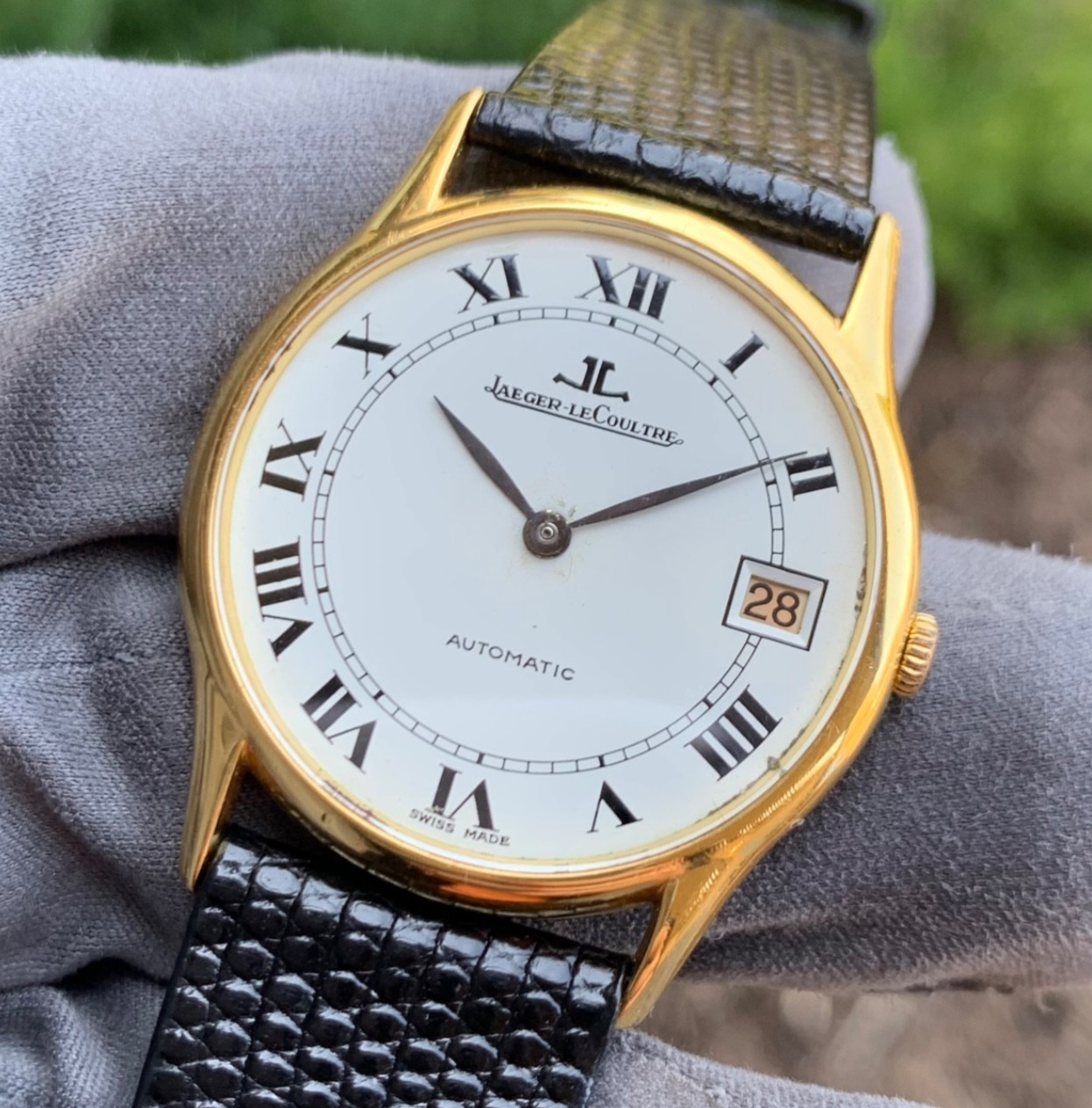 Jaeger-LeCoultre 18K Solid Gold Automatic Date Ref. 5001 21 Wristwatch