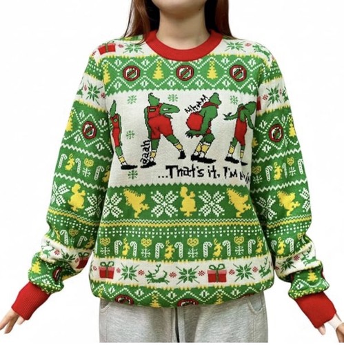 Ugly Christmas Sweater (grinch) - Unisex XL - Picture 1 of 2