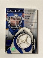 2024-25 SP Game Used Websites Glove Relics Dominik Hasek /15 Upper Deck Hockey