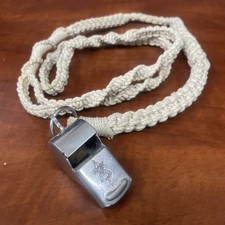 Girl Scouts Of America Vintage Metal Whistle - Be Prepared
