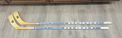 NEW TWO JUNIOR KOHO ULTIMATE WOOD,2100 ABS+ BLADE HOCKEY STICKS LEFT