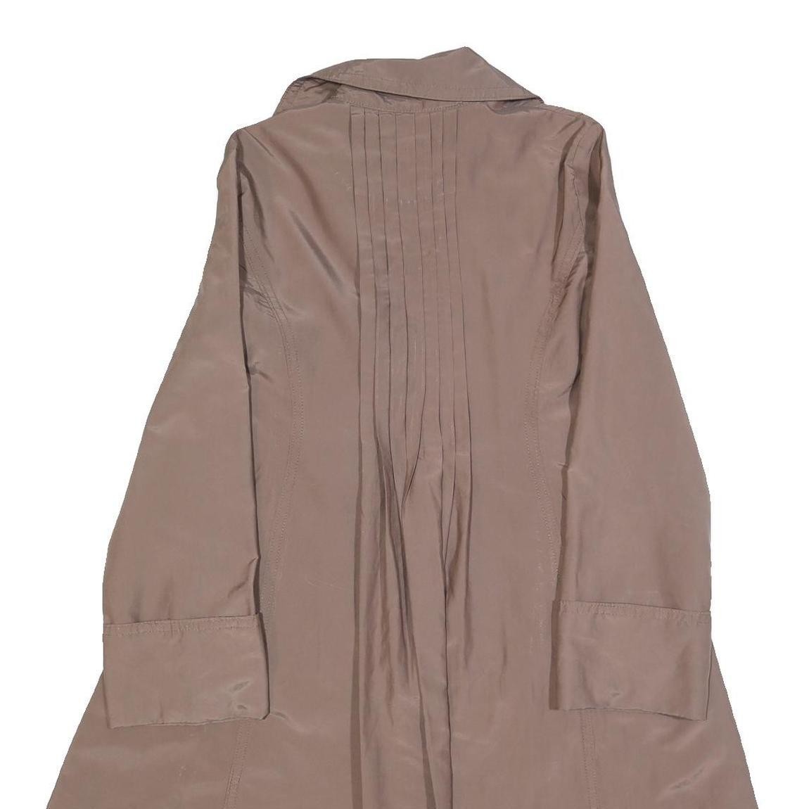 ZARA BASIC Womens Beige Button Jacket S Polyester… - image 4