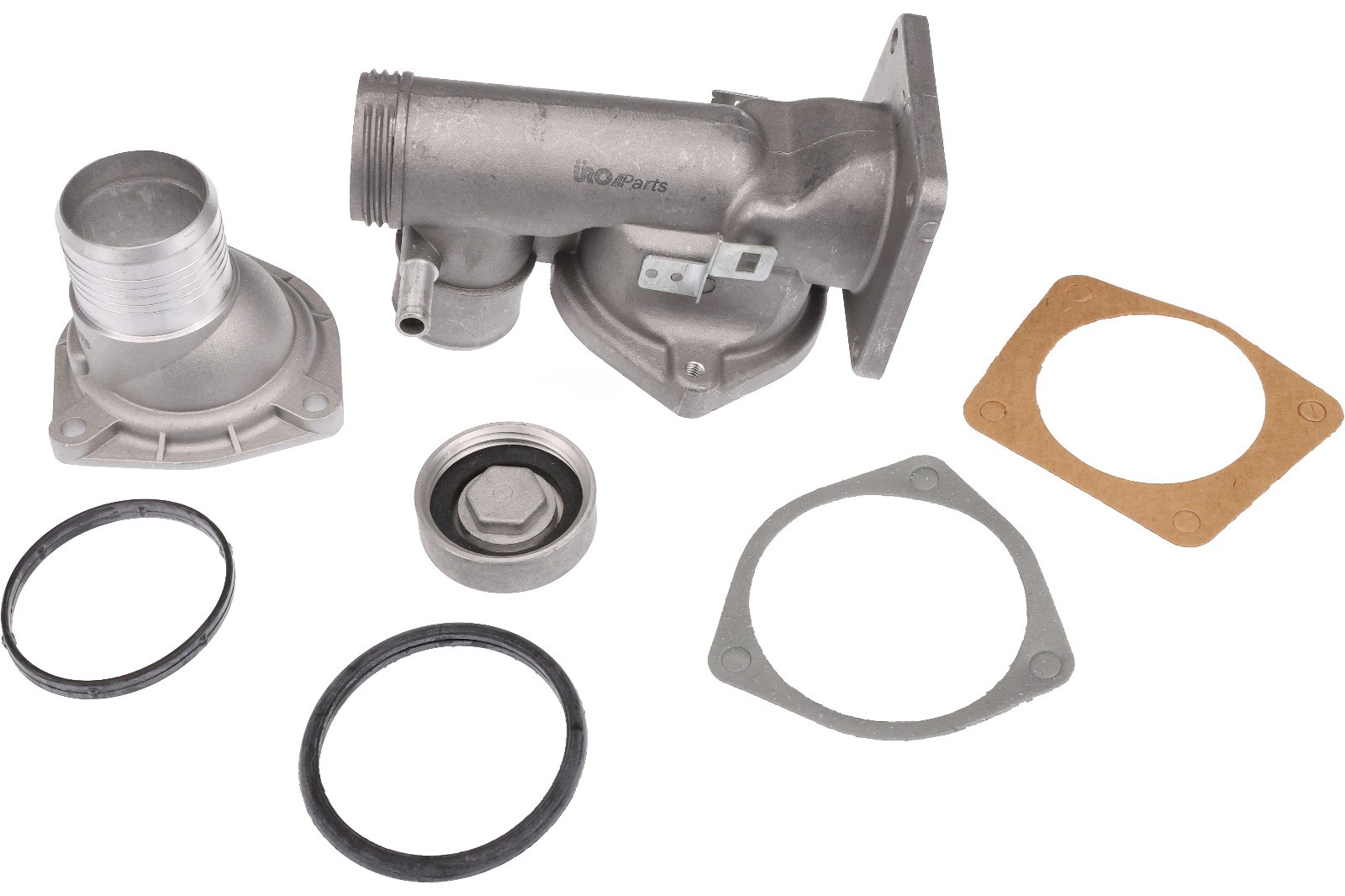 Aluminum Thermostat Housing AJ82217KIT-PRM Compatible With Jaguar XJ8, XJR