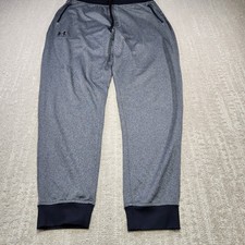 Under Armour Joggers Men Large Sportstyle Gray Tapered Workout Training