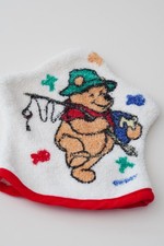 DISNEY - WINNIE THE POOH Wash Cloth Bath Hand Mitt : Vintage 90s