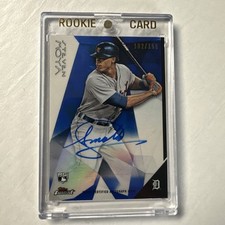 2015 Topps Finest Auto Blue Refractor /150 Steven Moya #FA-SM Rookie Auto RC