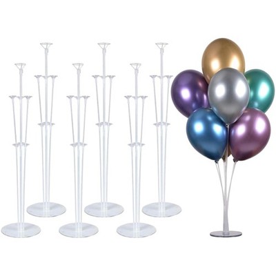 Wiederverwendbare Ballonhalter-Set, 6 pcs für Geburtstage, Babypartys, Feiertage