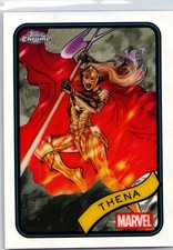 2025 Topps Chrome Marvel #2 Thena Refractor