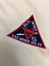 Nike Army Delta Devils Shirt Mens 2XL 235th Attack Helicopter Vietnam Polo