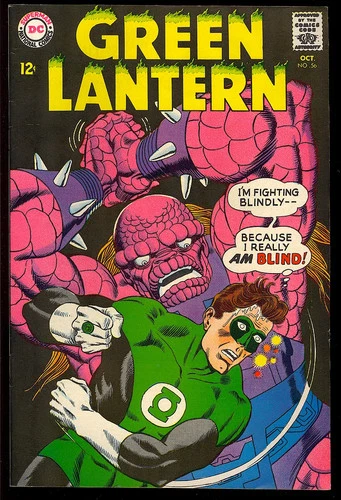 Green Lantern #56 High Grade Silver Age Superhero Vintage DC Comic 1967 VF