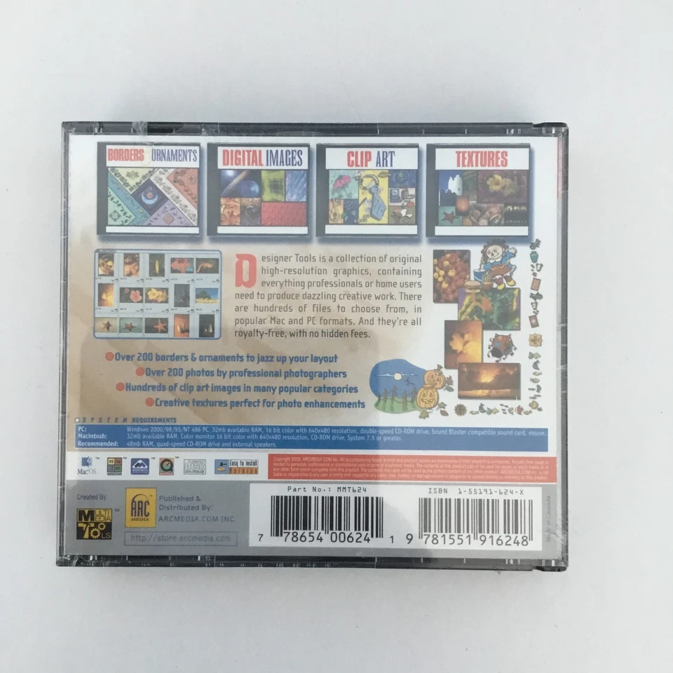 ARC Media 4 CD Designer Tools Pack for Windows 2000/95/98/NT/Mac [PC CD-Rom] - Image 2 of 2