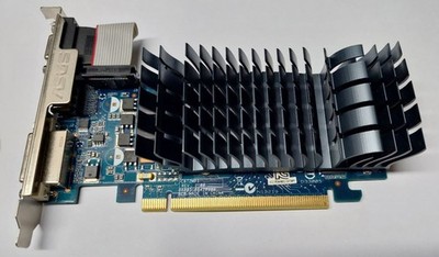 ASUS GeForce EN210 SILENT/DI/1GD3/V2(LP) 1GB GDDR3 Grafikkarte/GPU HDMI/DVI/VGA