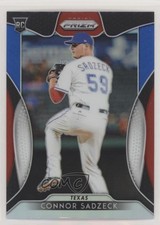 2019 Panini Prizm Tier III Red White & Blue Prizm Connor Sadzeck #292 0t2
