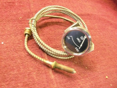 Vintage NOS Stewart-Warner Mechanical Temperature Gauge