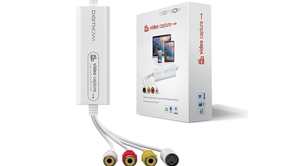 Scheda Di Acquisizione Video Digitnow USB 2.0 | Convertitore Da VHS A Digitale 1080P 30Hz Per PC, Mac, IPad E Android - 4