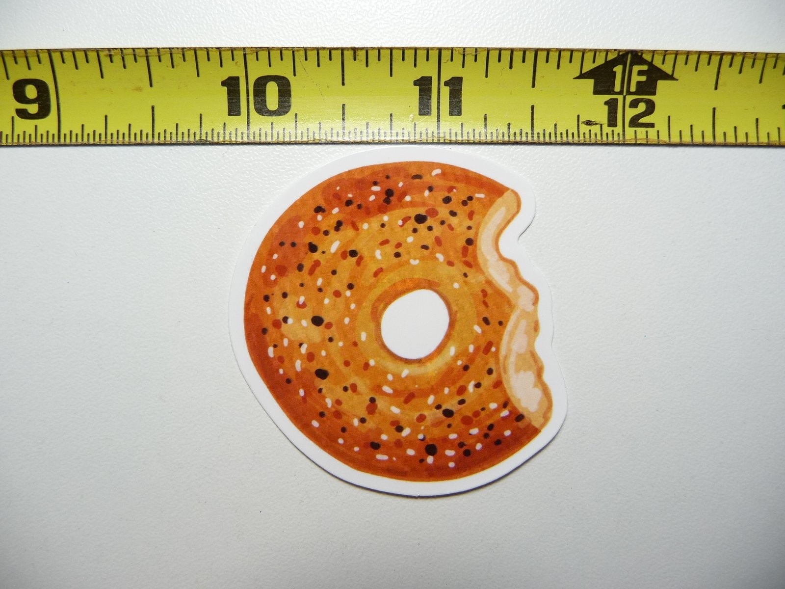 Everything Bagel Decal Sticker for Food Trucks and Scrapbooking