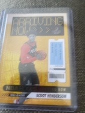 2023-24 Panini NBA Hoops - Arriving Now Scoot Henderson #4 (RC)