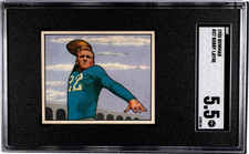 SGC 5.5 1950 Bowman #37 Bobby Layne Detroit Lions HOF NO RESERVE!