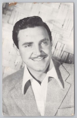 Bob Paige signierte Hollywood Postkarte 1946