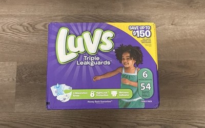 VINTAGE LUVS SIZE 6 54 COUNT | eBay