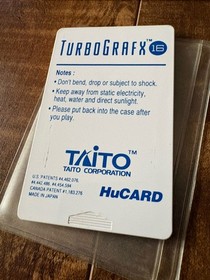 * CHASE HQ * Turbografx16, Hu Card, and Manual.