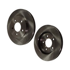 For Plymouth Voyager 1991-1993 Brake Discs Front Pair Cast Iron Plain Surface