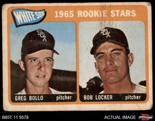 1965 Topps #541 Bob Locker / Greg Bollo White Sox RCs RC 1 - POOR