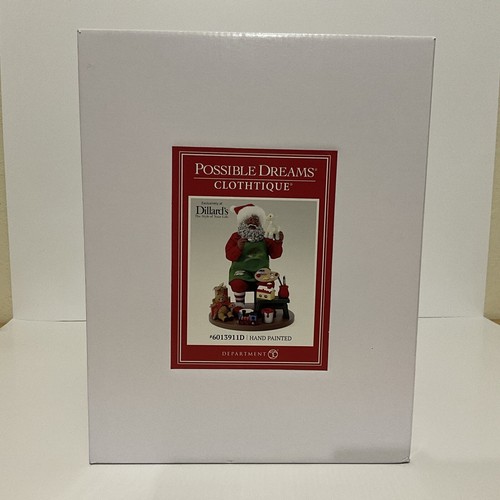 Possible Dreams Black Santa 6013911D Hand Painted AA Santa African-American - Picture 2 of 5