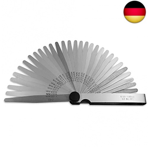 32-teiliges Fühlerlehren Set Edelstahl - Metrisch/Imperial Für Präzise Messungen