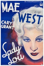 She Done Him Wrong 1933-Cary Grant-Sweden - Classic Movie Poster