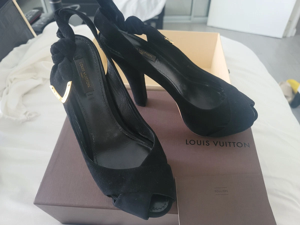 Louis Vuitton Suede Sandals