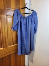 Love J Women's Plus Size Sheath Midi Dress Blue Sz 3XL