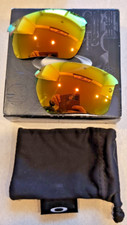 Oakley Flak Jacket 1.0 Fire Iridium XLJ LENTI NUOVO originale
