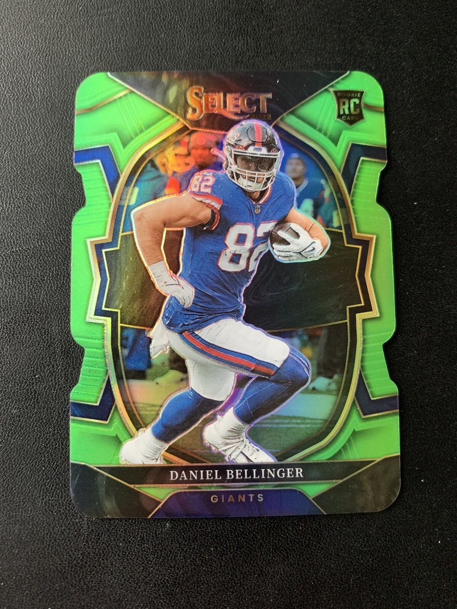 2022 Panini Select - Concourse Daniel Bellinger #84 Neon Green