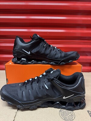 Nike Reax 8 TR Mens Training Shoes Black Metallic Silver 621716-033 Size 12 Nike Reax 8 TR Men main image 2
