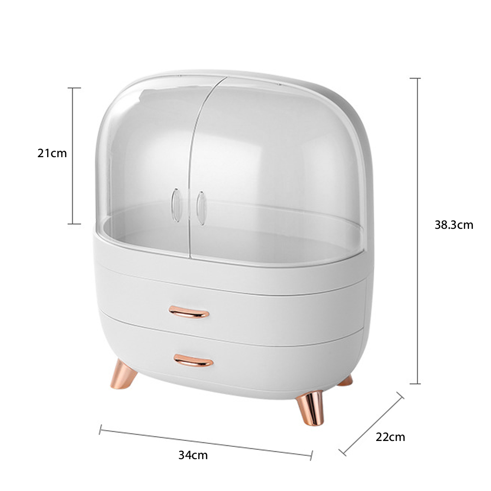 XLarge Cosmetic Skincare Organiser Tabletop MakeUp Storage Case 2
