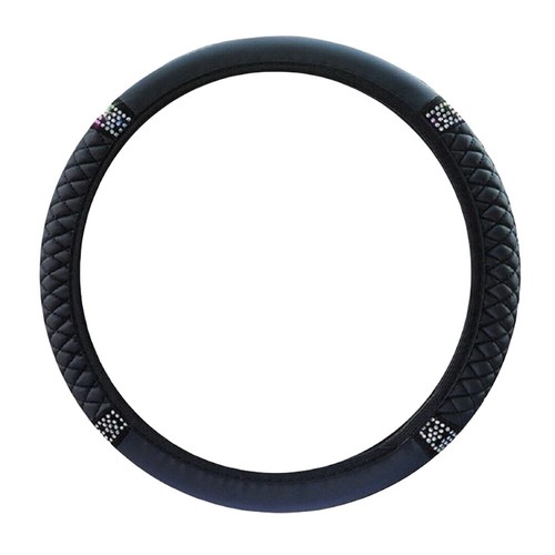 ♥ PU Leather AntiSlip Wheel Protector Car Steering Wheel Styling Car