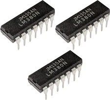 3 Pack LM380 14 Pin Audio Amplifier, 2W Linear ICs