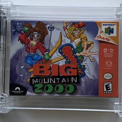 Big Mountain New Big Mountain 2000 Nintendo 64 N64 Factory Sealed 8.0 A Graded