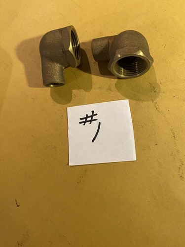 1 Pc 3/4” Female Ips To 1/2” Copper 90 * Elbow SOLDER  PLUMBING SWEAT  FITTING