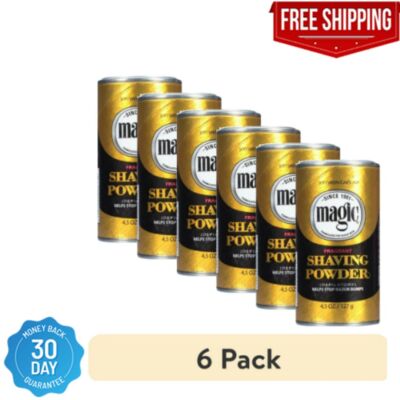 (6 Pk)Softsheen-Carson Men Magic Razorless Shaving Hair Removal Powder,Fragrant