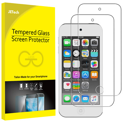 JETech Screen Protector for iPod Touch 7/6/5th Tempered Glass Film 2-Pack