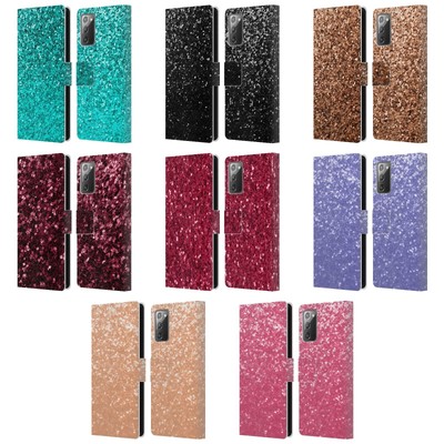 OFFICIAL PLDESIGN SPARKLE PRINTS LEATHER BOOK WALLET CASE FOR SAMSUNG PHONES 2