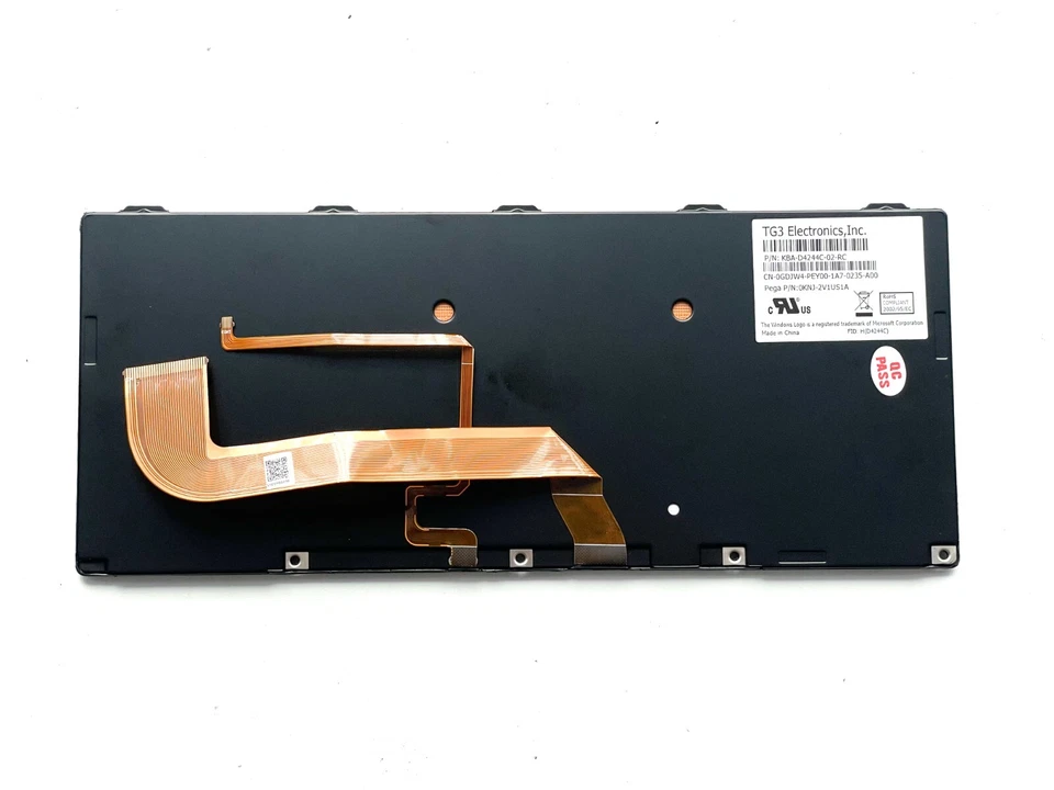 DELL GDJW4 Rugged 7330 5430 US Backlit Keyboard Waterproof - Image 2 of 2