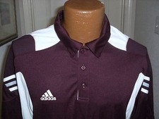 Adidas Men's SC Team Polo Shirt Climacool Scorch Color: Maroon